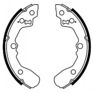 ABE C00319ABE Kit ganasce freno per