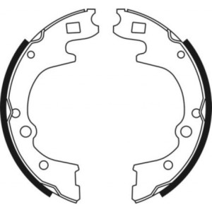 ABE C00320ABE Brake Shoe Set for