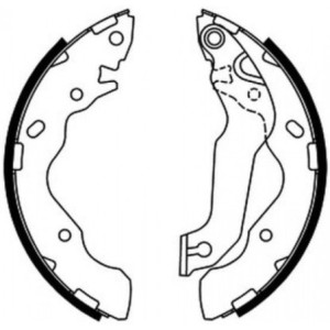 ABE C00500ABE Brake Shoe Set for