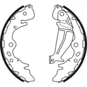 ABE C00522ABE Brake Shoe Set for