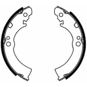 ABE C01001ABE Bremsbackensatz für