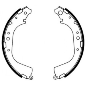 ABE C02039ABE Kit ganasce freno per