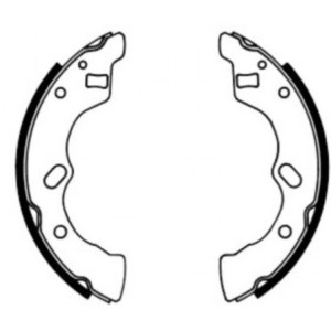 ABE C03017ABE Kit ganasce freno per