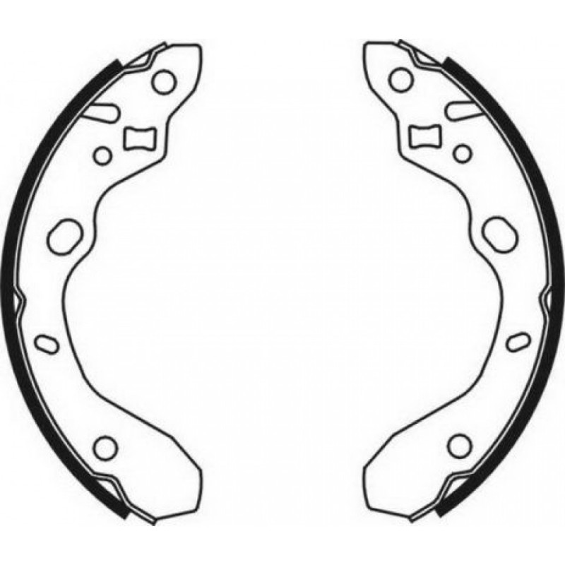 ABE C03042ABE Brake Shoe Set for