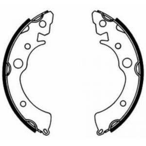 ABE C04003ABE Kit ganasce freno per