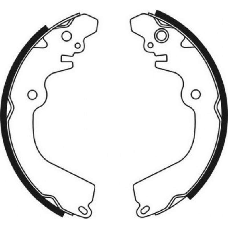 ABE C05050ABE Brake Shoe Set for