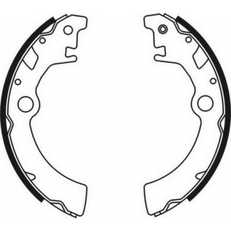 ABE C08003ABE Kit ganasce freno per