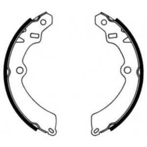 ABE C08012ABE Kit ganasce freno per