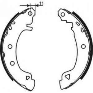ABE C0D006ABE Brake Shoe Set for
