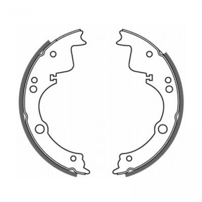 ABE C0E002ABE Brake Shoe Set for