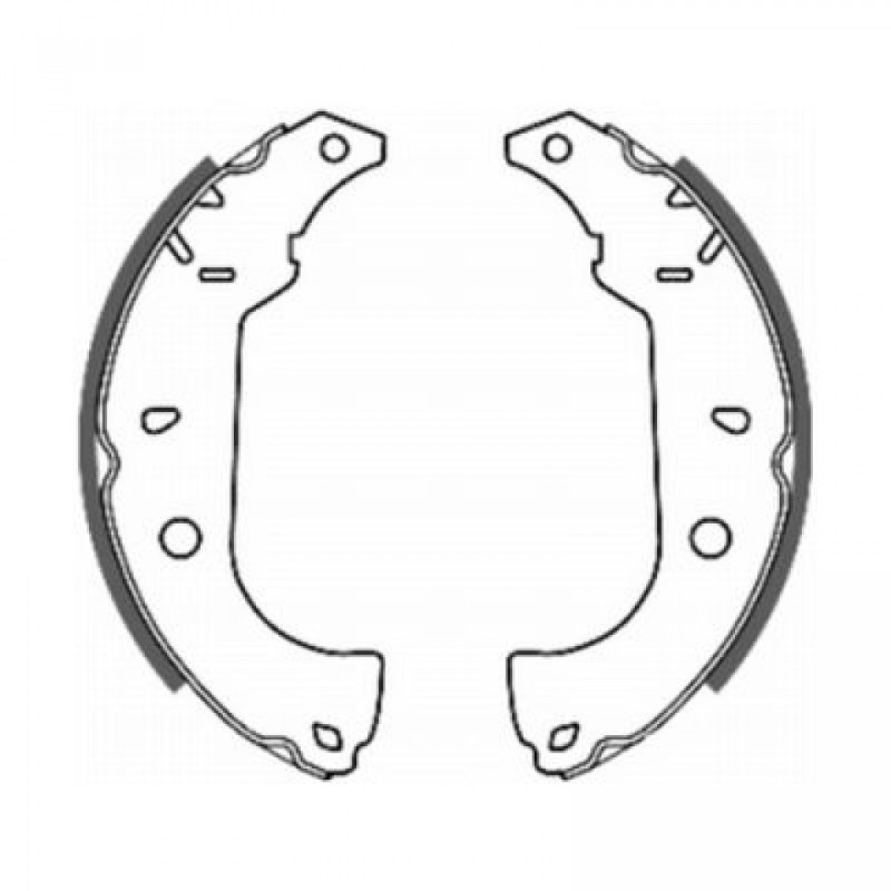 ABE C0F004ABE Brake Shoe Set for