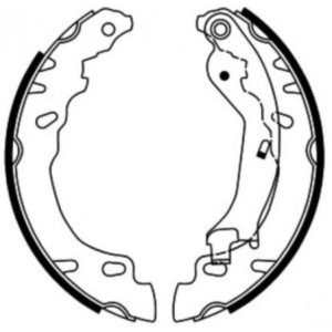 ABE C0F029ABE Sada brzdových čelistí pro