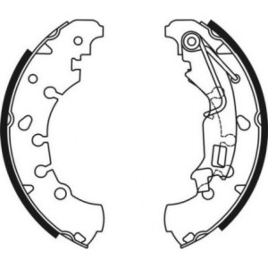 ABE C0F030ABE Brake Shoe Set for