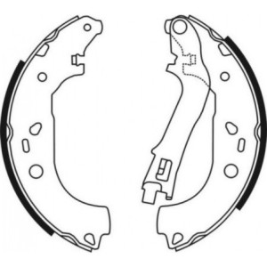ABE C0F032ABE Kit ganasce freno per