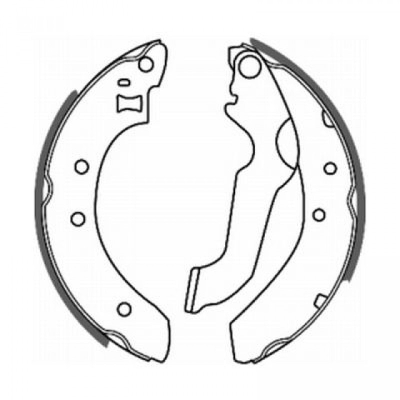 ABE C0G014ABE Brake Shoe Set for