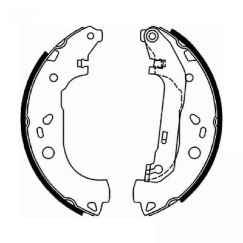 ABE C0G050ABE Brake Shoe Set for