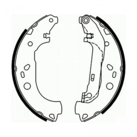 ABE C0G050ABE Brake Shoe Set for