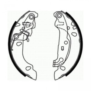 ABE C0G052ABE Brake Shoe Set for