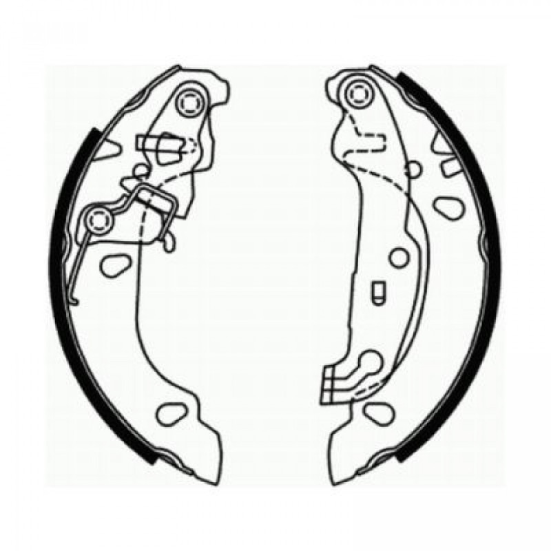 ABE C0G052ABE Brake Shoe Set for