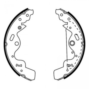 ABE C0I002ABE Brake Shoe Set for