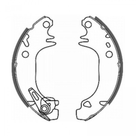 ABE C0P005ABE Juego de zapatas de frenos para