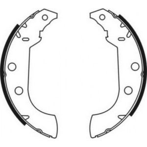 ABE C0P008ABE Brake Shoe Set for
