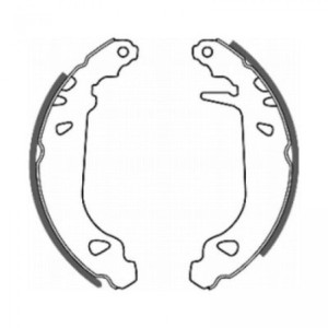 ABE C0P010ABE Brake Shoe Set for