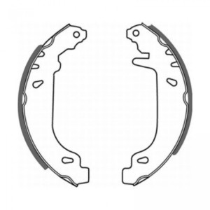 ABE C0R004ABE Brake Shoe Set for