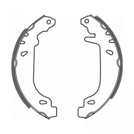 ABE C0R004ABE Brake Shoe Set for