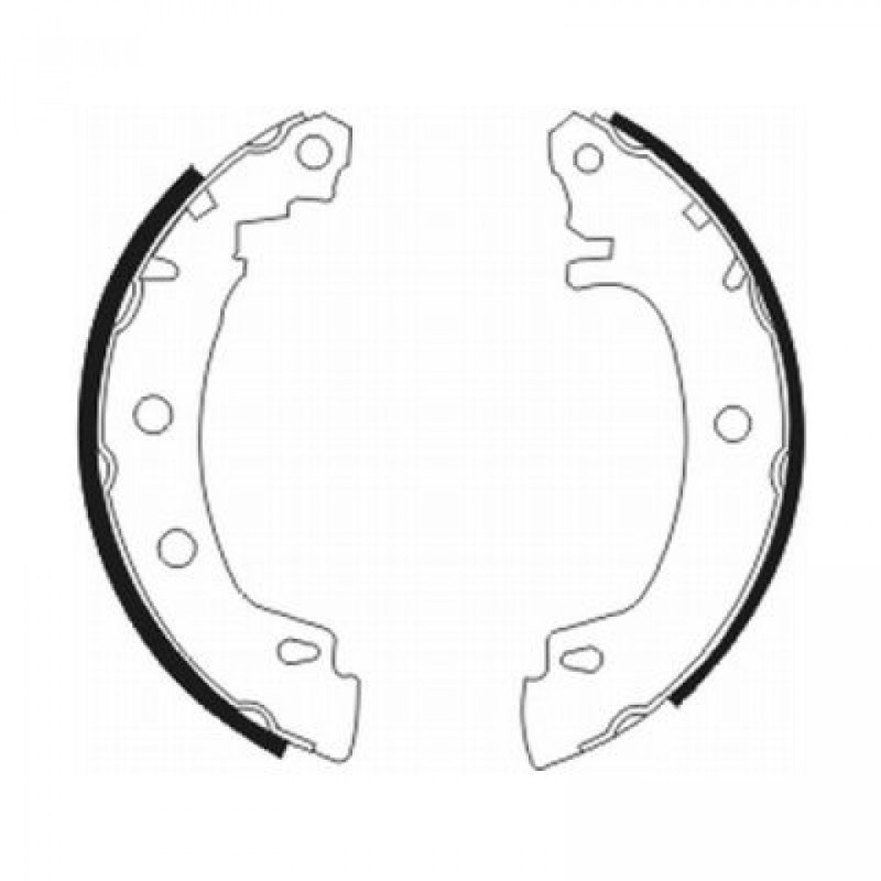 ABE C0R012ABE Brake Shoe Set for