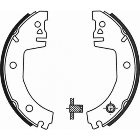 ABE C0S001ABE Brake Shoe Set for