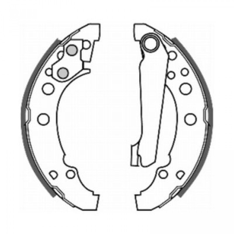 ABE C0W001ABE Brake Shoe Set for