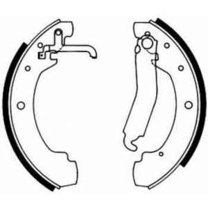 ABE C0W022ABE Brake Shoe Set for
