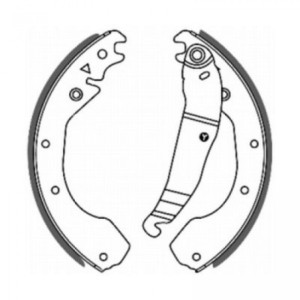 ABE C0X004ABE Brake Shoe Set for