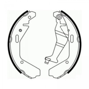 ABE C0X018ABE Jeu de mâchoires de frein pour