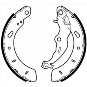 ABE C0G057ABE Brake Shoe Set for