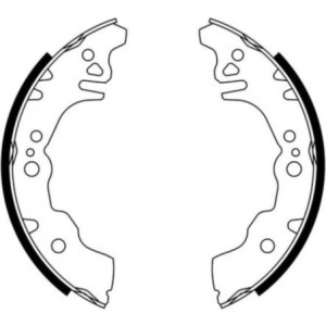 ABE C06016ABE Brake Shoe Set for