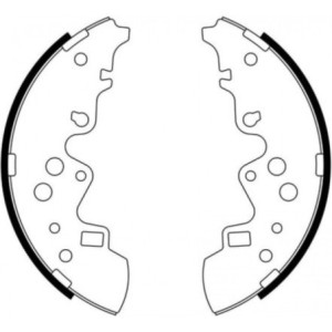 ABE C03052ABE Brake Shoe Set for