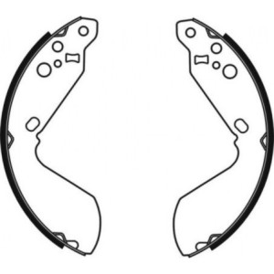 ABE C08014ABE Brake Shoe Set for