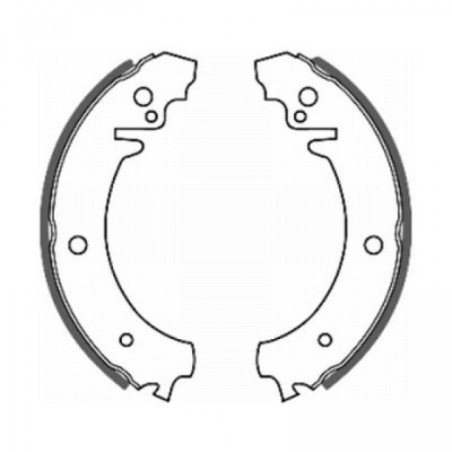 ABE C0L000ABE Brake Shoe Set for