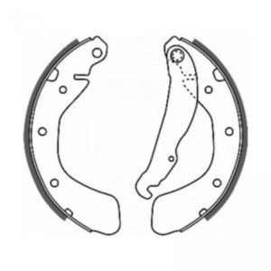 ABE C0X007ABE Brake Shoe Set for