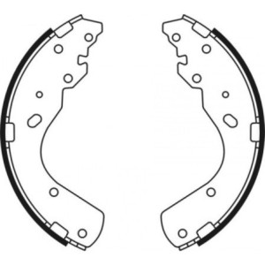 ABE C03044ABE Bremsbackensatz für
