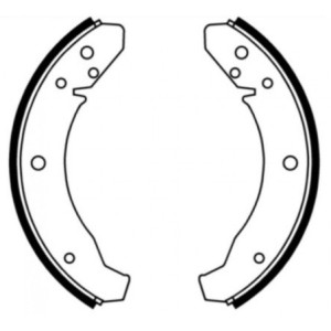 ABE C0W024ABE Juego de zapatas de frenos para