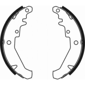 ABE C0F014ABE Sada brzdových čelistí pro