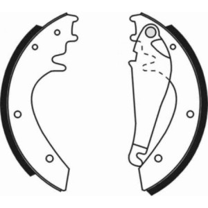 ABE C0M008ABE Bremsbackensatz für