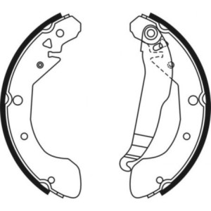 ABE C00009ABE Sada brzdových čelistí pro