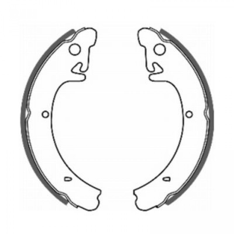 ABE C0L002ABE Bremsbackensatz für