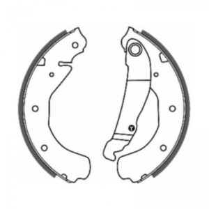 ABE C0X003ABE Brake Shoe Set for