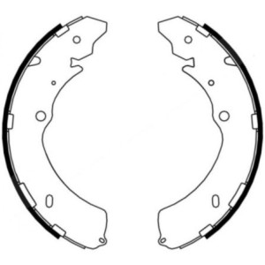 ABE C09009ABE Sada brzdových čeľustí pre