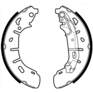 ABE C0F034ABE Brake Shoe Set for